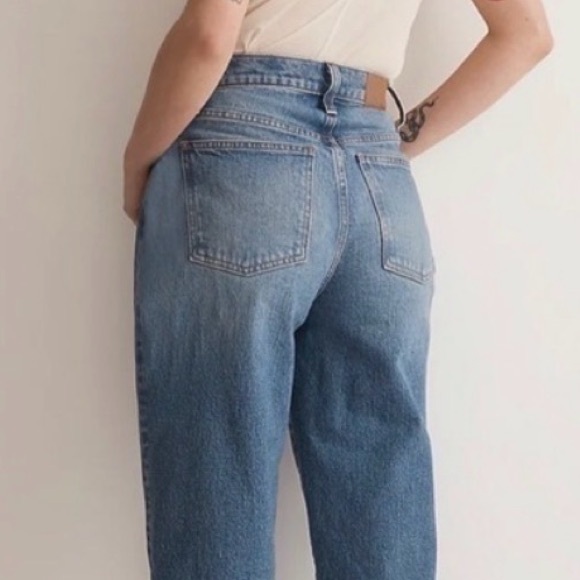 Madewell Denim - Madewell Balloon Jeans Blue High Rise, Trendy, Size 26
